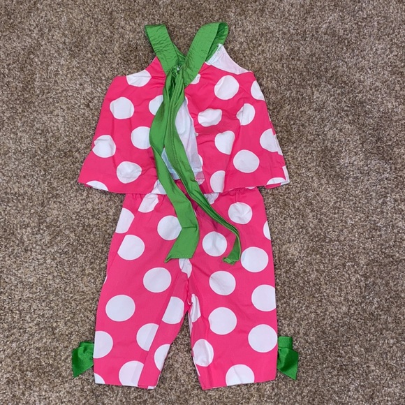 Peaches ‘N Cream toddler outfit pant and top, size 12M - Picture 3 of 9